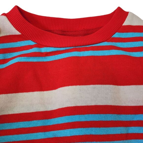Spring & Gege Toddler Boy's Striped Pullover Shirt Long Sleeve Red/Blue Size 2T - Picture 3 of 8